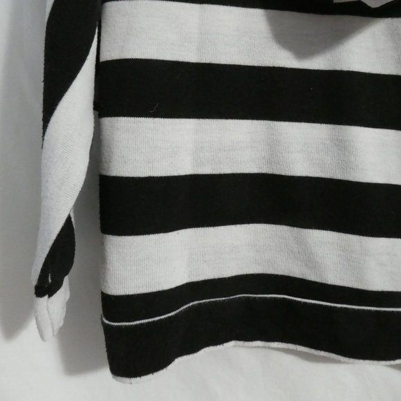 SEDUCTIONS, small, striped cropped hoodie, kangaroo pockets, EUC - Picture 12 of 15